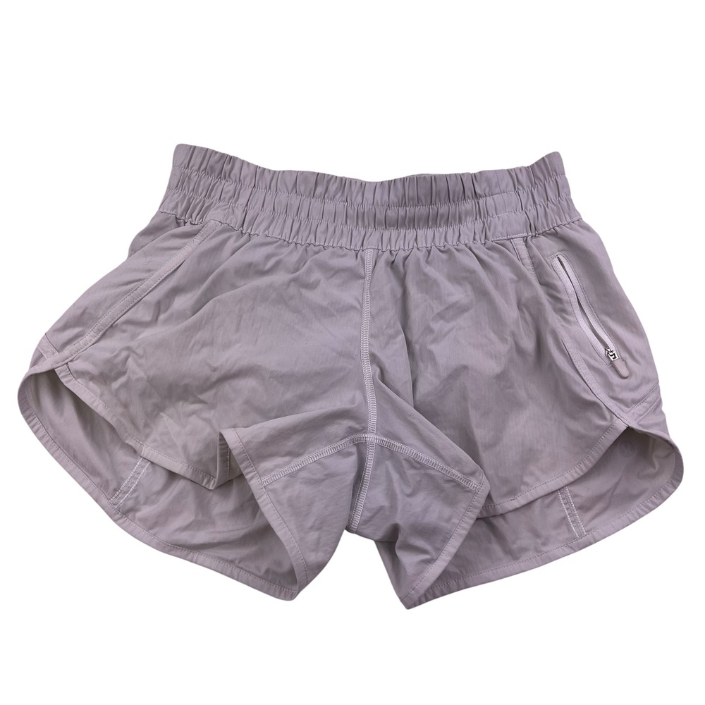 Lululemon Tracker Shorts White White Size 6 LW7AT7S Running Athletic